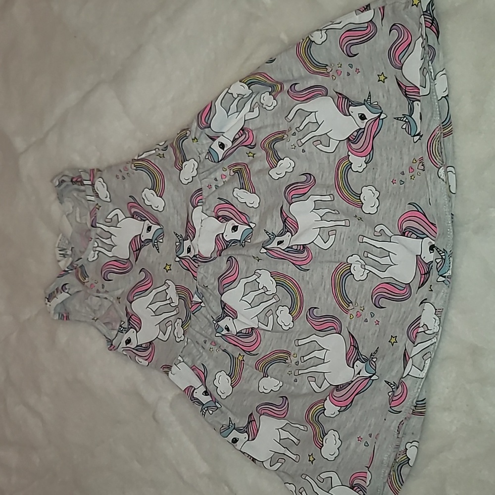 Girls unicorn dress 1-2y H&M